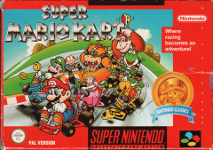 Super Mario Kart for the Super Nintendo Front Cover Box Scan