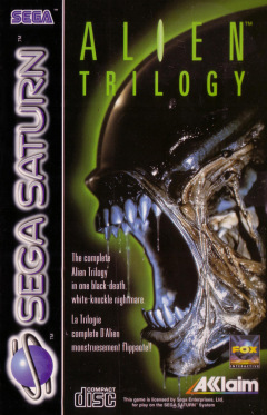 Alien Trilogy for the Sega Saturn Front Cover Box Scan