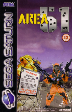 Area 51 for the Sega Saturn Front Cover Box Scan