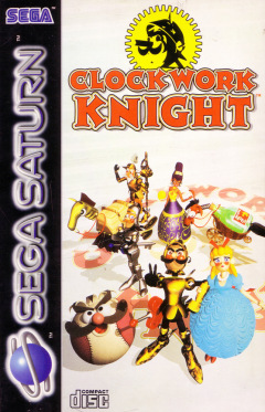 Clockwork Knight for the Sega Saturn Front Cover Box Scan