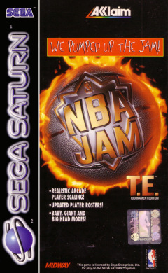 NBA Jam T.E. for the Sega Saturn Front Cover Box Scan