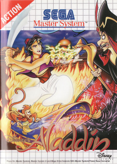 Aladdin (Disney's) for the Sega Master System Front Cover Box Scan