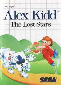 Alex Kidd: The Lost Stars for the Sega Master System Front Cover Box Scan