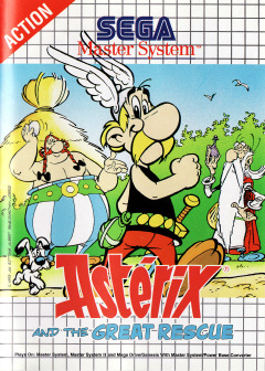 Asterix and the Great Rescue for the Sega Master System Front Cover Box Scan