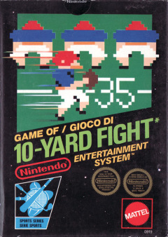 10-Yard Fight for the NES Front Cover Box Scan