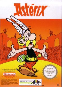 Astérix for the NES Front Cover Box Scan