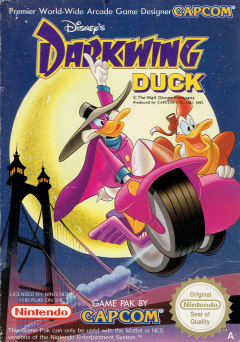 Darkwing Duck (Disney's) for the NES Front Cover Box Scan