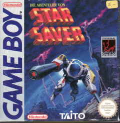The Adventures of Star Saver for the Nintendo Game Boy Front Cover Box Scan