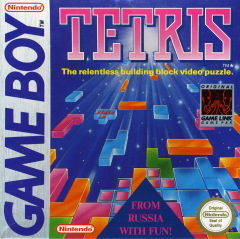 Tetris for the Nintendo Game Boy Front Cover Box Scan