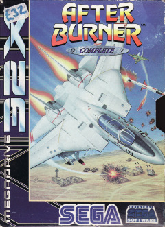 After Burner Complete for the Sega 32X Front Cover Box Scan