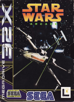 Star Wars Arcade for the Sega 32X Front Cover Box Scan