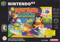 Diddy Kong Racing for the Nintendo 64 Front Cover Box Scan