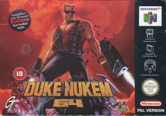Duke Nukem 64 for the Nintendo 64 Front Cover Box Scan