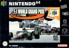 F-1 World Grand Prix for the Nintendo 64 Front Cover Box Scan