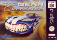 Top Gear: Overdrive for the Nintendo 64 Front Cover Box Scan
