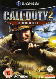 Call of Duty 2: Big Red One for the Nintendo GameCube Front Cover Box Scan