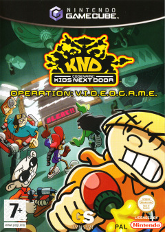 Codename: Kids Next Door: Operation: V.I.D.E.O.G.A.M.E. for the Nintendo GameCube Front Cover Box Scan