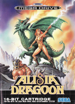 Alisia Dragoon for the Sega Mega Drive Front Cover Box Scan