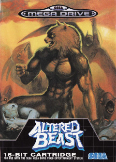 Altered Beast for the Sega Mega Drive Front Cover Box Scan