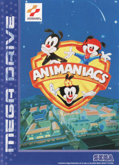 Animaniacs for the Sega Mega Drive Front Cover Box Scan