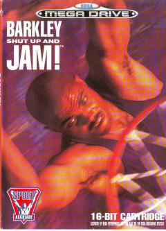 Barkley: Shut Up and Jam! for the Sega Mega Drive Front Cover Box Scan