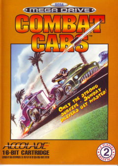Combat Cars for the Sega Mega Drive Front Cover Box Scan