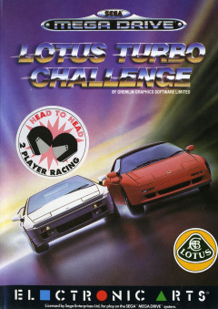 Lotus Turbo Challenge for the Sega Mega Drive Front Cover Box Scan