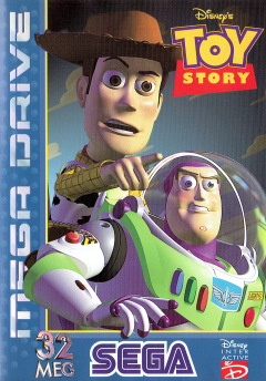 Toy Story (Disney's) for the Sega Mega Drive Front Cover Box Scan