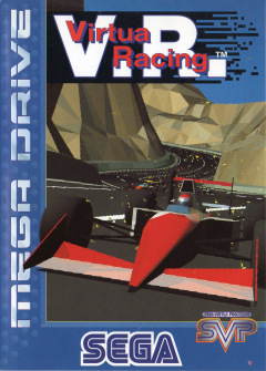 Virtua Racing for the Sega Mega Drive Front Cover Box Scan