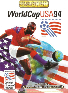 World Cup USA 94 for the Sega Mega Drive Front Cover Box Scan