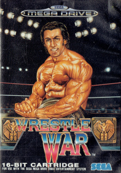 Wrestle War for the Sega Mega Drive Front Cover Box Scan