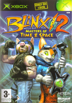 Blinx 2: Masters of Time and Space for the Microsoft Xbox Front Cover Box Scan