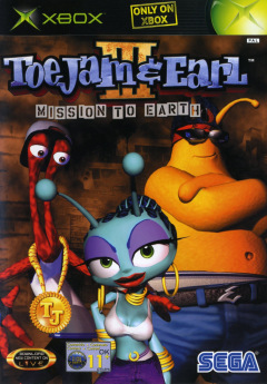 ToeJam & Earl III: Mission to Earth for the Microsoft Xbox Front Cover Box Scan
