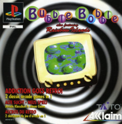 Bubble Bobble also Featuring Rainbow Islands for the Sony PlayStation Front Cover Box Scan