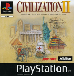 Civilization II for the Sony PlayStation Front Cover Box Scan