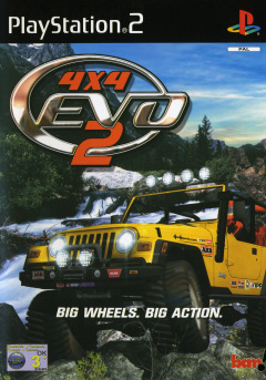 4x4 Evo 2 for the Sony PlayStation 2 Front Cover Box Scan