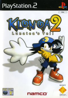 Klonoa 2: Lunatea's Veil for the Sony PlayStation 2 Front Cover Box Scan