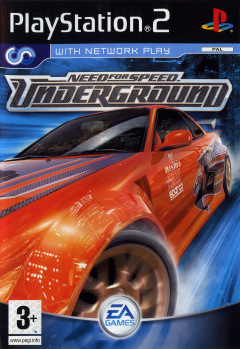 Need for Speed: Underground for the Sony PlayStation 2 Front Cover Box Scan