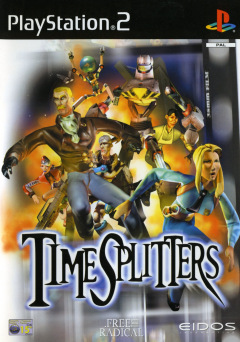 TimeSplitters for the Sony PlayStation 2 Front Cover Box Scan