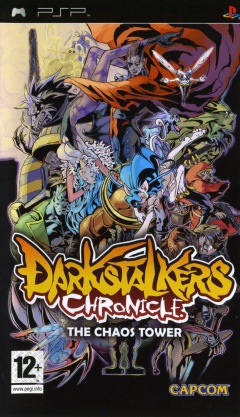 Darkstalkers Chronicle: The Chaos Tower for the Sony PlayStation Portable Front Cover Box Scan