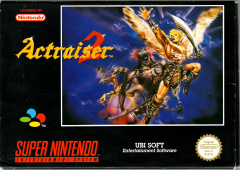 Actraiser 2 for the Super Nintendo Front Cover Box Scan