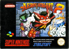 Aero the Acro-Bat 2 for the Super Nintendo Front Cover Box Scan