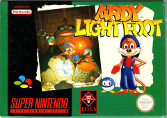 Ardy Lightfoot for the Super Nintendo Front Cover Box Scan