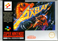 Axelay for the Super Nintendo Front Cover Box Scan