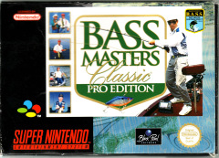 BASS Masters Classic: Pro Edition for the Super Nintendo Front Cover Box Scan