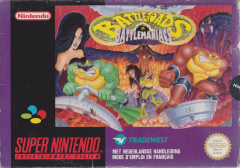 Battletoads in Battlemaniacs for the Super Nintendo Front Cover Box Scan