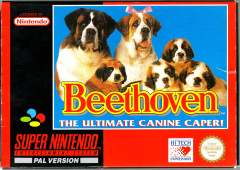 Beethoven: The Ultimate Canine Caper! for the Super Nintendo Front Cover Box Scan