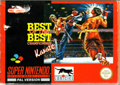 Best of the Best Championship Karate for the Super Nintendo Front Cover Box Scan