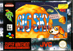 Big Sky Trooper for the Super Nintendo Front Cover Box Scan