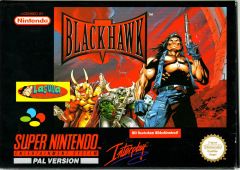 BlackHawk for the Super Nintendo Front Cover Box Scan